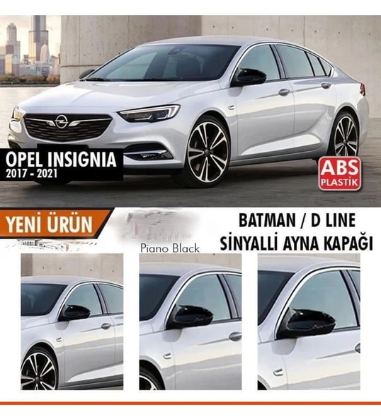 Opel İnsignia 2017-2021 Yarasa / Batman Ayna Kapağı