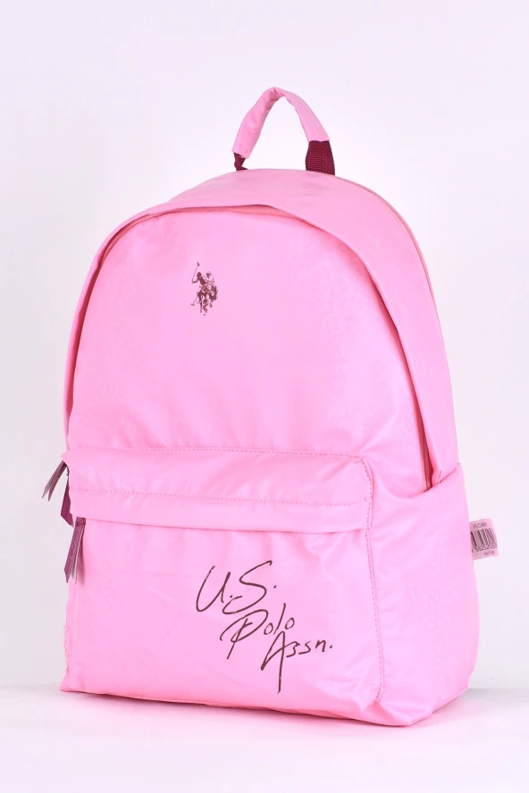 U.S. Polo Assn. Ultra Light Kız Çocuk Okul Çantası Pembe Seyahat Günlük Sırt Çantası PLCAN24227 - Resim 4