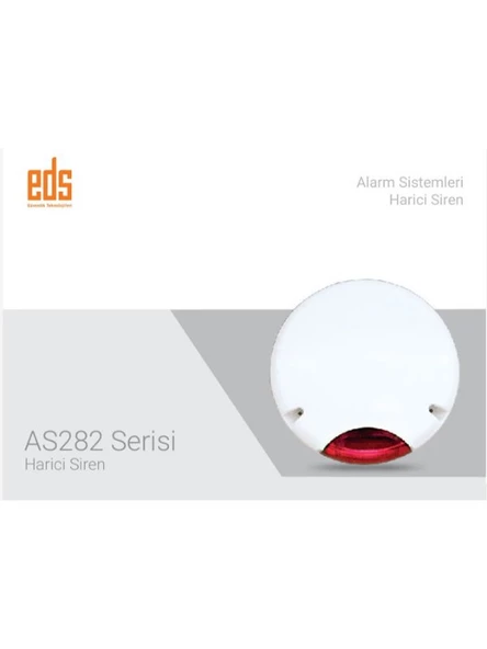 EDS AS282M Yürüyen LED Flaşörlü Harici Siren - 6