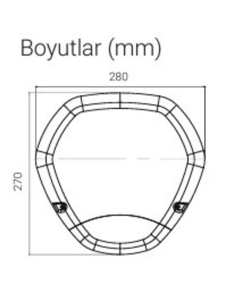 EDS AS290M Yürüyen LED Flaşörlü Harici Siren - 5