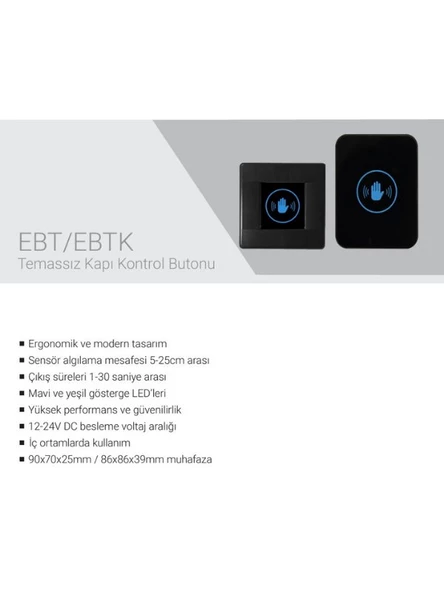 EDS EBTK Temassız Kontrol Butonu - 4