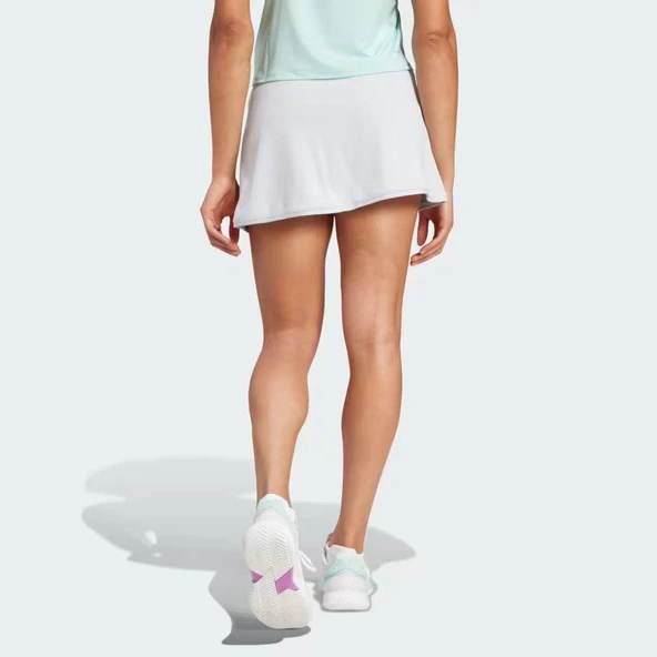 Adidas IW3779 Club Tenis Kadın Açık Mavi Tenis Etek - 3