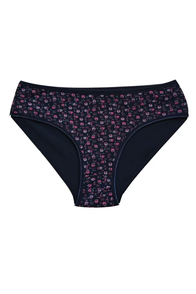 Pamuklu Geniş Kenarlı Likralı Desenli Bato Kadın Külot 5'li Paket Set 1 - 7