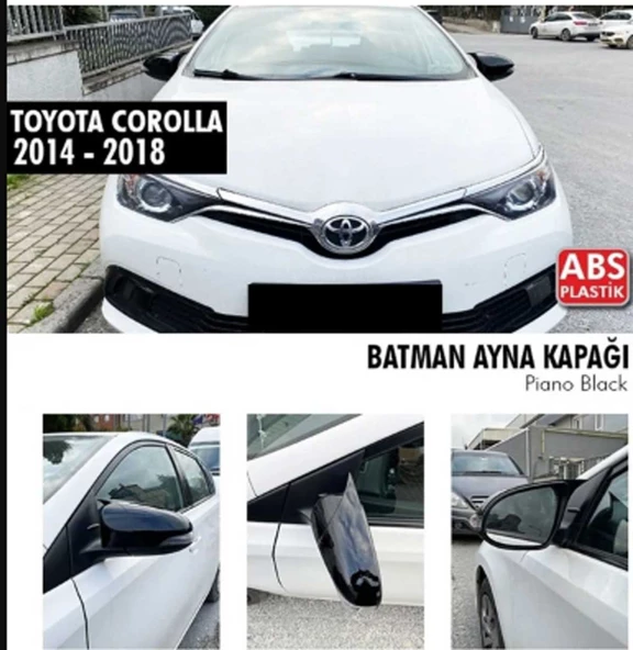 Toyota Corolla 2013-2018 Yarasa / Batman Ayna Kapağı