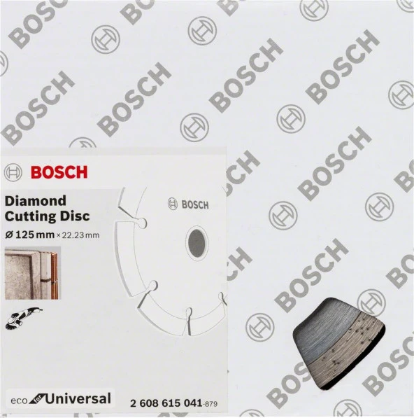 Bosch - Ekonomik Seri 9+1 Genel Yapı Malzemeleri İçin Elmas Kesme Diski 125 mm - 2