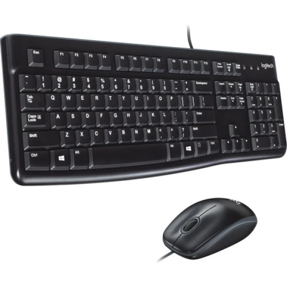 Logitech 920-002560 MK120 Q Usb Standart Kablolu Klavye Mouse Set