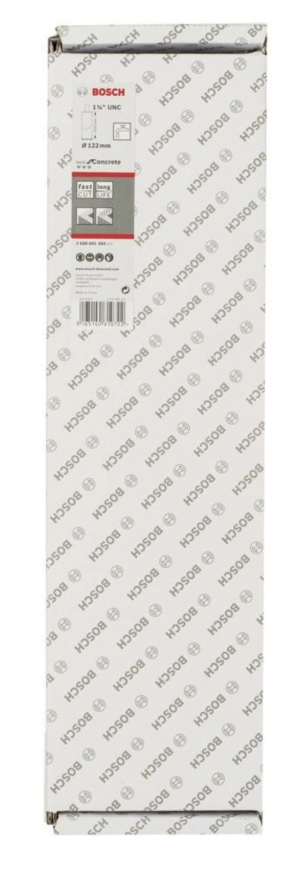 Bosch - Best Serisi Beton İçin 1 1/4'' UNC Girişli Elmas Sulu Karot Ucu 122 mm - 2