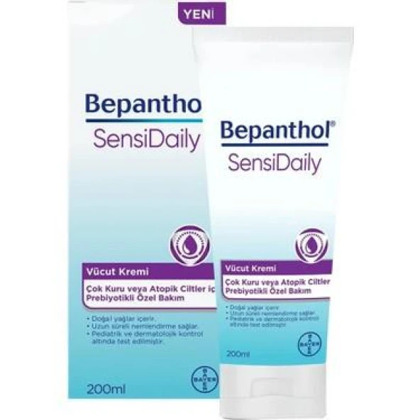 Bepanthol SensiDaily Nemlendirici Vücut Kremi 200 ml