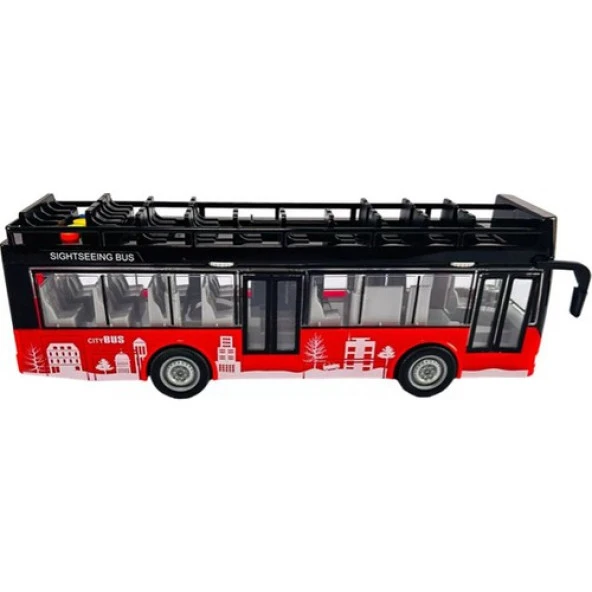 Ctoy Ses ve Işıklı Oyuncak Şehir Otobüsü A1119-13 GKO - 2