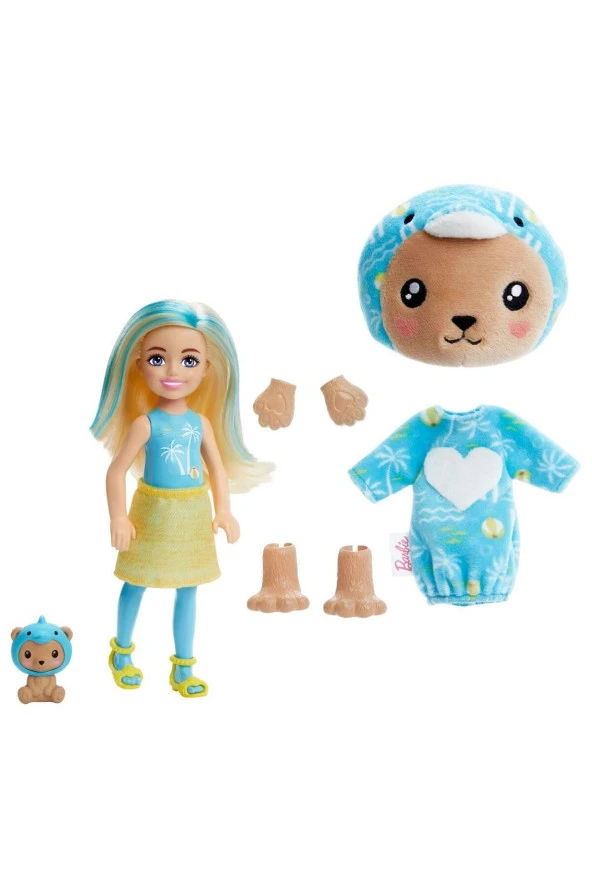 Barbie Chelsea Cutie Reveal Şirin Kostümler Serisi HRK27 HRK30 - Resim 2