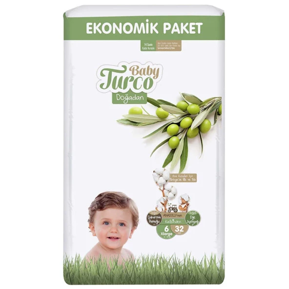 BABY TURCO DOĞADAN ECO XL ( 32 X4 )