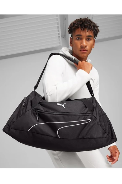 Puma Fundamentals Sports Bag M 090333 01 Spor Çanta Siyah - 5