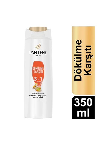 Pantene Dökülme Karşıtı 3'ü1 Arada Şampuan 350 Ml