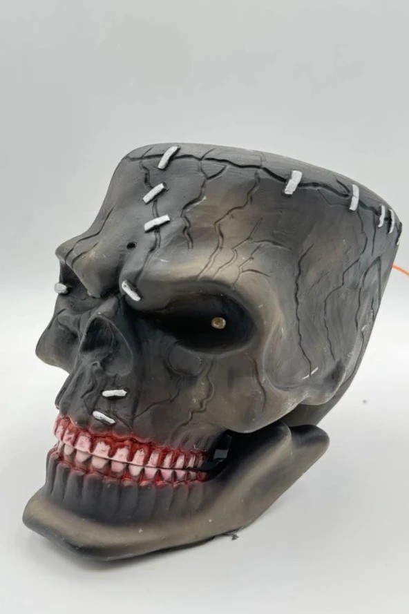 Beysüs Halloween Kuru Kafa Hareketli Sesli Siyah