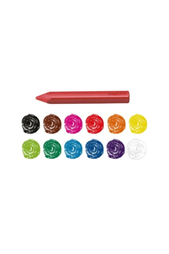 Bebek Yıkanabilir Keçeli Kalem 12'li Ve Jumbo Üçgen Elleri Kirletmeyen Pastel Boya - 5