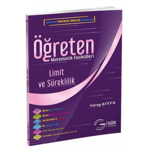 Öğreten Matematik Fasikülleri Limit ve Süreklilik Konu Anlatımlı Gür Yayınları