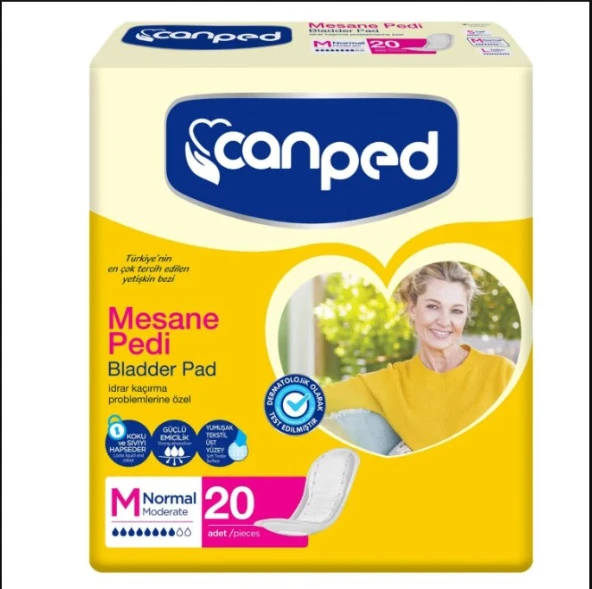 Canped Normal Orta Boy (M) 20'li Mesane Pedi