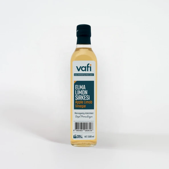 Vafi Sirke Serisi Elma Limon Sirkesi 500 ml