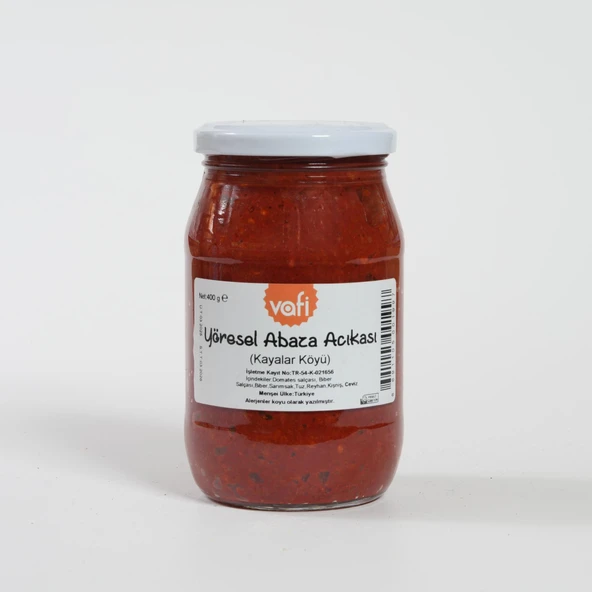 Yöresel Abaza Acıkası 400 gr