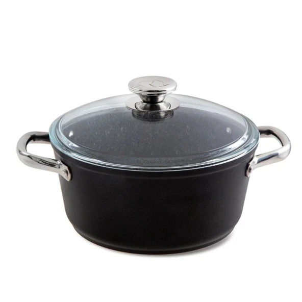 Jumbo Darci Black 7 Parça Granit Tencere Seti - 3