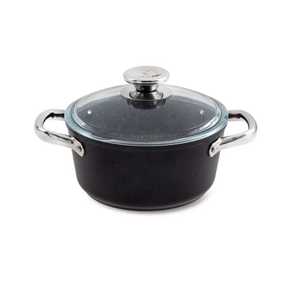 Jumbo Darci Black 7 Parça Granit Tencere Seti - 5