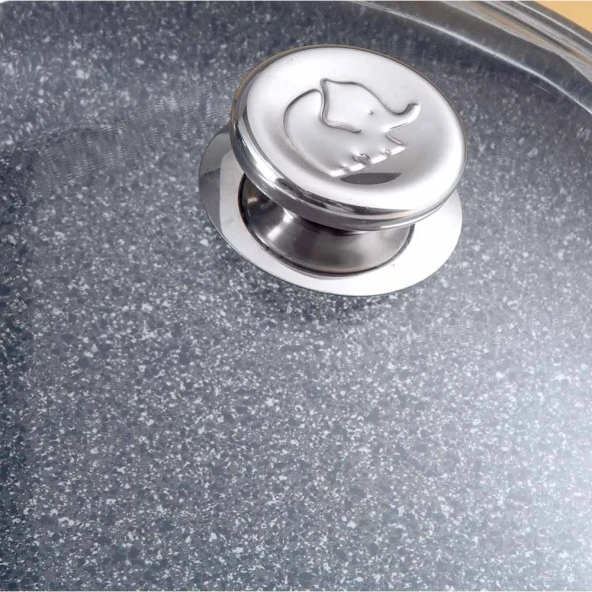 Jumbo Darci Black 7 Parça Granit Tencere Seti - 7