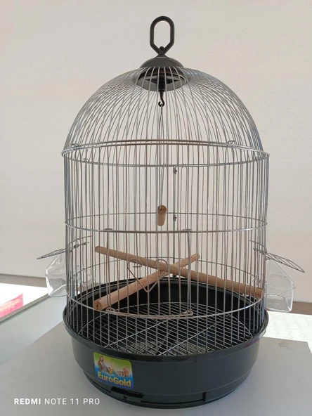 QH Yuvarlak Salon Kafesi Krom 34x55 cm - 2