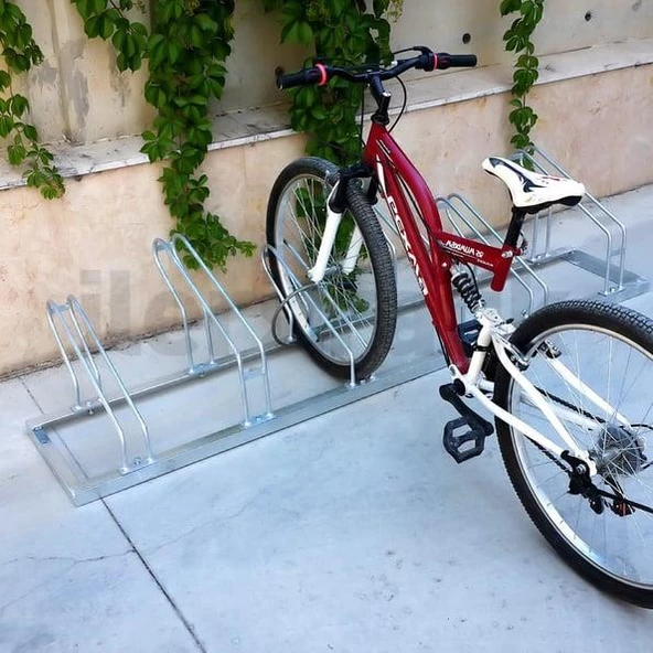 Bisiklet Park Yeri Altılı Galvaniz 40x210 cm, Bisiklet Park Demiri - 3