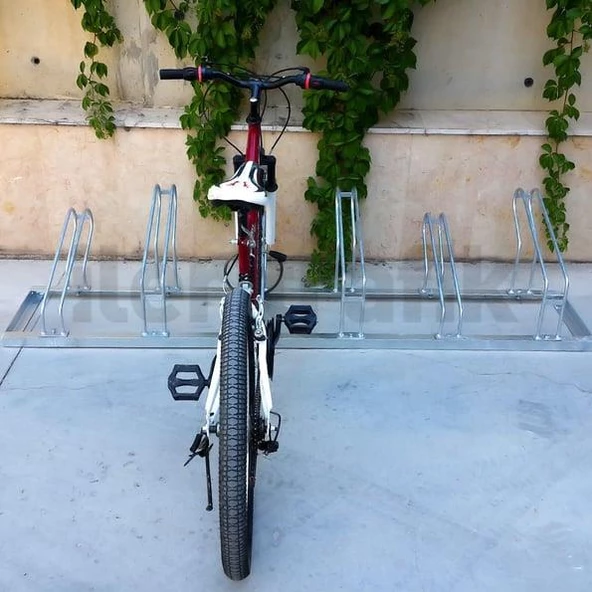 Bisiklet Park Yeri Altılı Galvaniz 40x210 cm, Bisiklet Park Demiri - 4