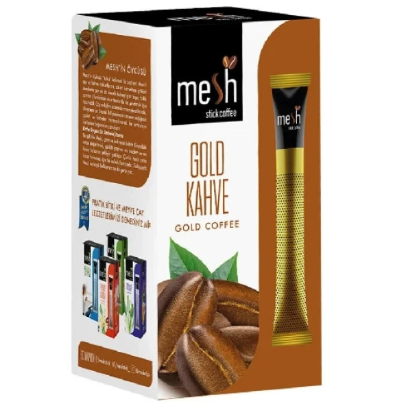 Mesh Stick Gold Kahve 16'lı (2'li) - 1