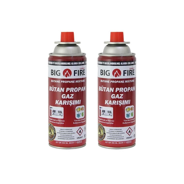 Big Fire Power 227gr Valfli Gaz Kartuşu - 8