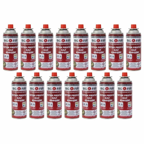 Big Fire Power 227gr Valfli Gaz Kartuşu - 6