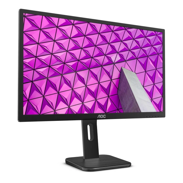AOC 24P1 23.8" 60Hz 5Ms DVI+VGA+HDMI+DP+USB FullHD IPS Pivot Vesa Monitör - Resim 2