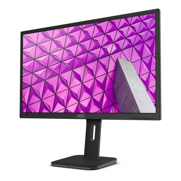 AOC 24P1 23.8" 60Hz 5Ms DVI+VGA+HDMI+DP+USB FullHD IPS Pivot Vesa Monitör - Resim 3