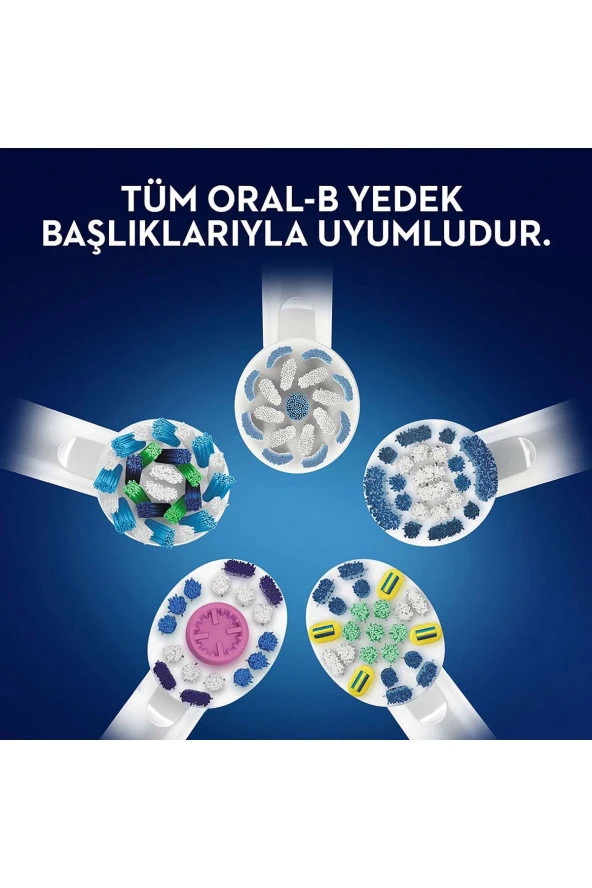 Oral-B Pro 500 Şarjlı Diş Fırçası + D100 Frozen Aile Paketi - 5