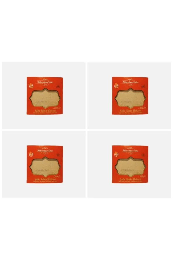 Abdurrahman Tatlıcı Tahin Helvası Sade 300g (4 adet)