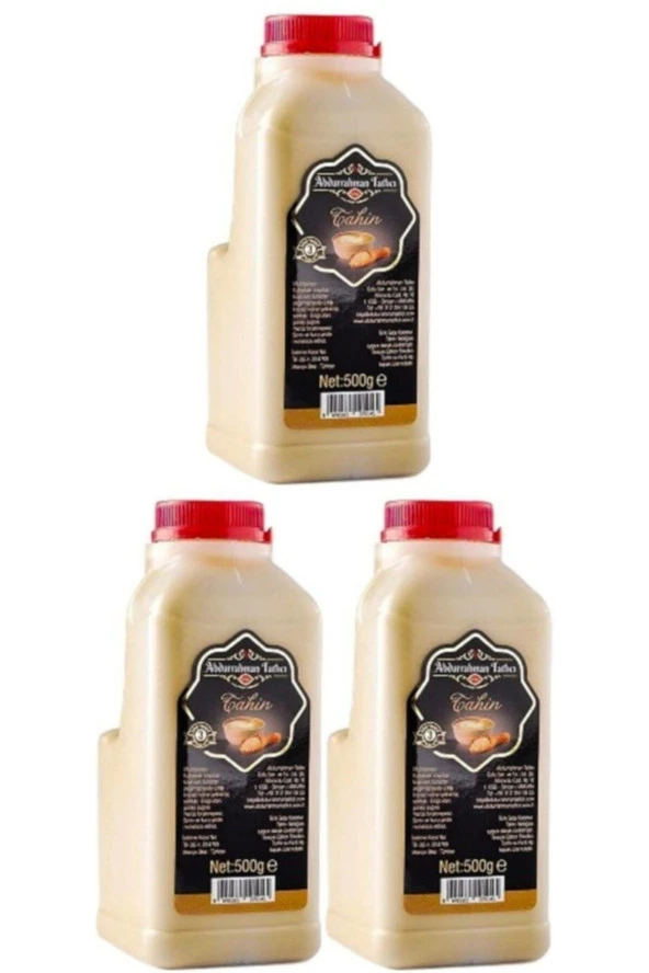 Abdurrahman Tatlıcı Tahin Bidon 500 Gr 3 Adet