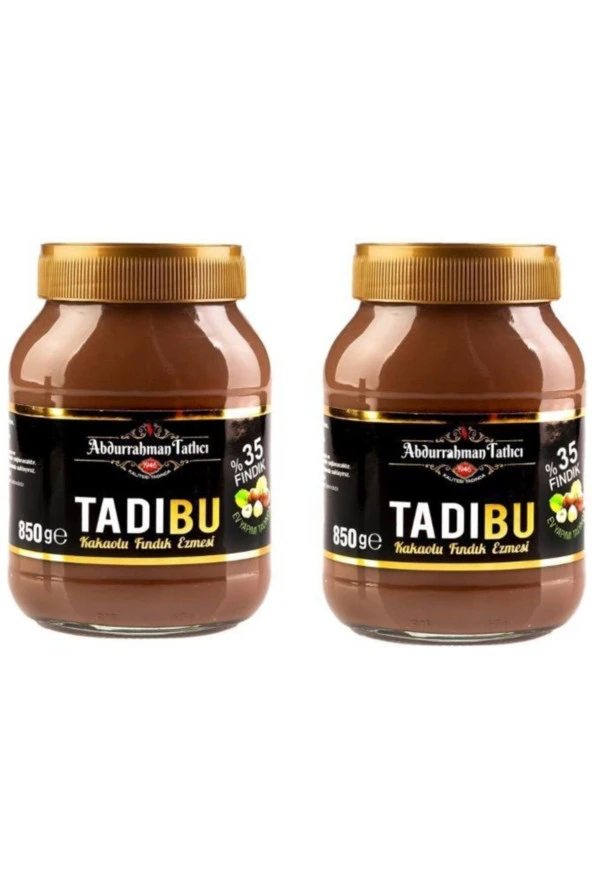 Abdurrahman Tatlıcı Tadıbu Kakaolu Fındık Ezmesi 850 Gr X 2 Adet