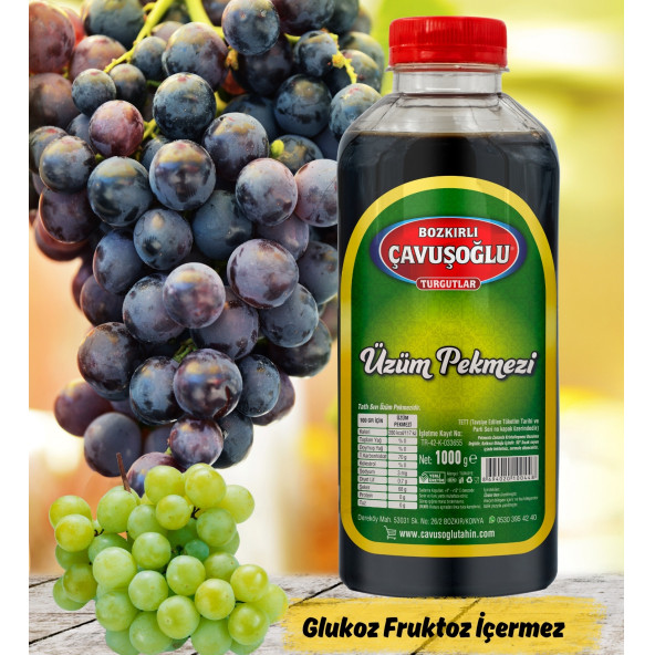 Çavuşoğlu Beyaz Tahin 930g + Üzüm Pekmezi 1000g - 3
