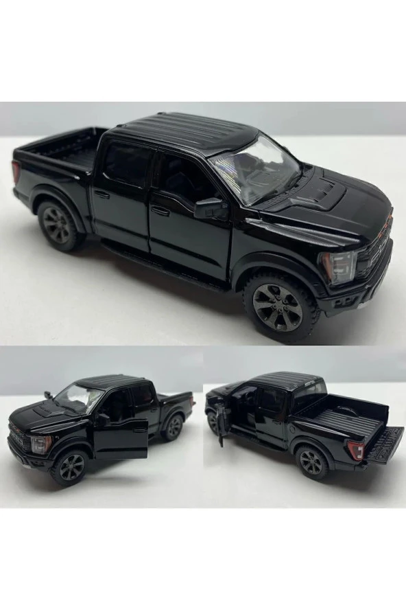 Diecast Ford F-150 Raptor Çek Bırak 12 Cm Metal Model Oyuncak Lisanslı Araba
