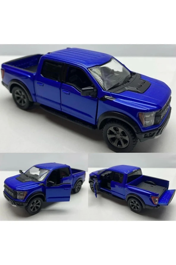 Diecast Ford F-150 Raptor Çek Bırak 12 Cm Metal Model Oyuncak Lisanslı Araba