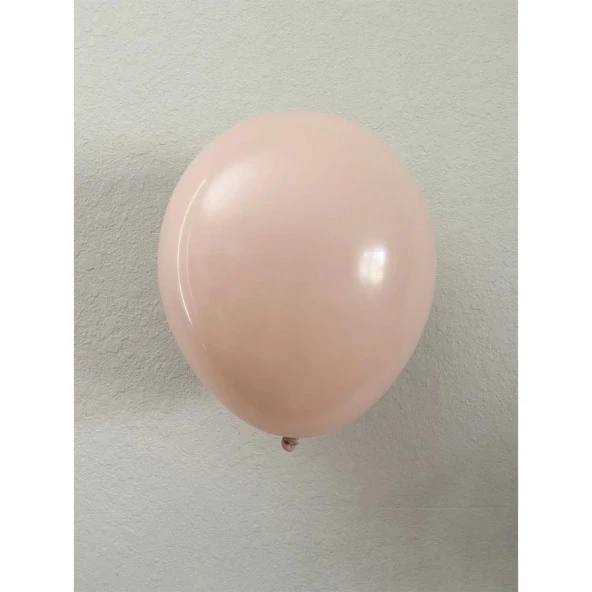 Retro Pink Blush( Pembe Pudra) Pastel Balon 5 li