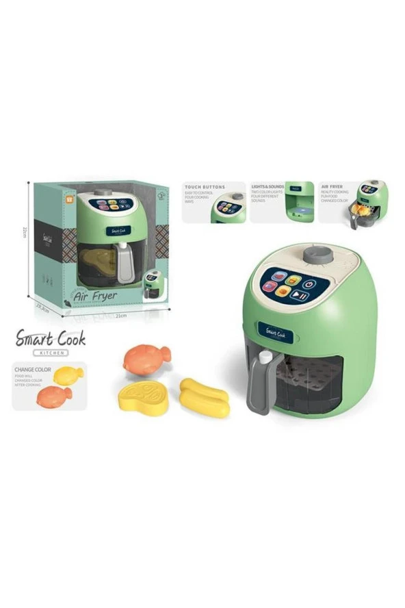 Dokunmatik Fritöz Gıdalar Renk Değiştirir - 2