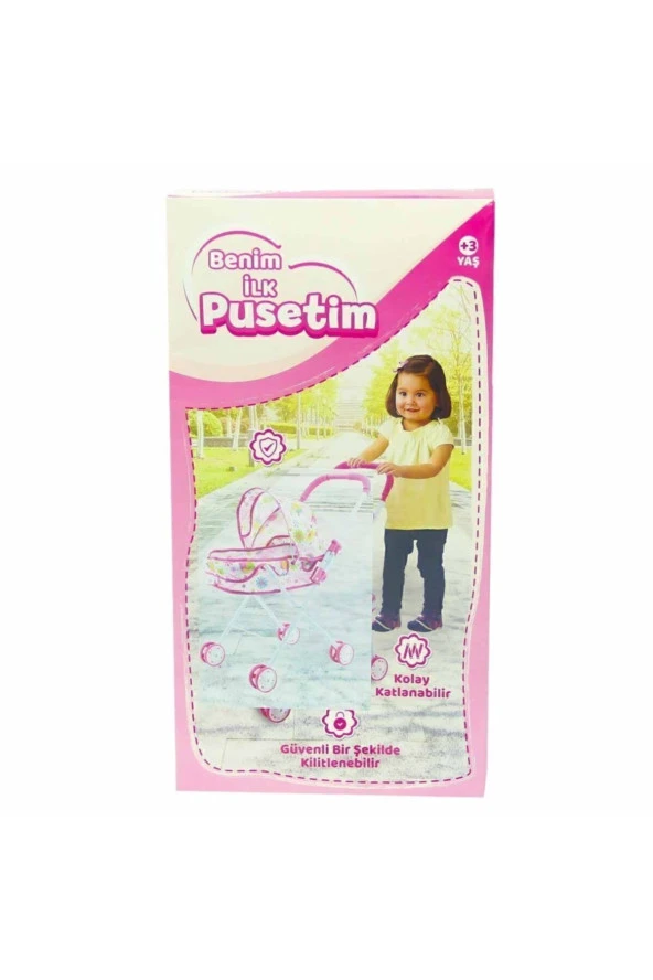 Yataklı Puset Bebek Arabası Oyuncak - 2