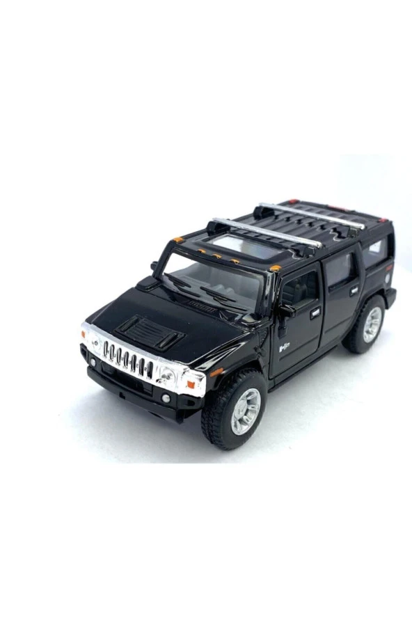 2008 Hummer H2 Suv - Çek Bırak 5inch. Lisanslı Model Araba, Oyuncak Araba 1:40