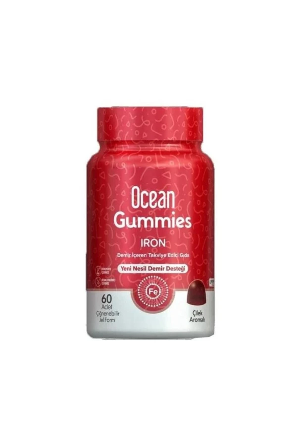Ocean Gummies Iron 60 Jel Form ürün görseli