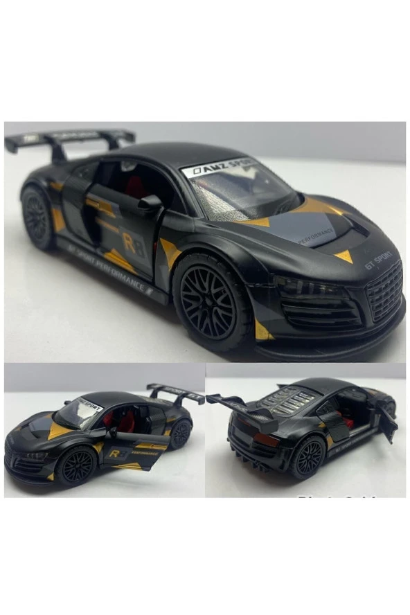 Diecast Metal Oyuncak Araba Audi 10 Cm Çek Bırak Model Araba Metal Araba