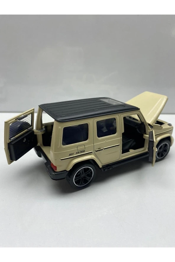 Oyuncak Jeep Metal Diecast Araba Mercedes G65 Jip Çek Bırak 15 Cm Model Araç - 2