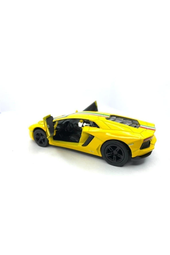 Lamborghini Aventador Lp 700 - 4 (şeritli) Çek Bırak 5 Inch. Ölçek 1:38 - 2