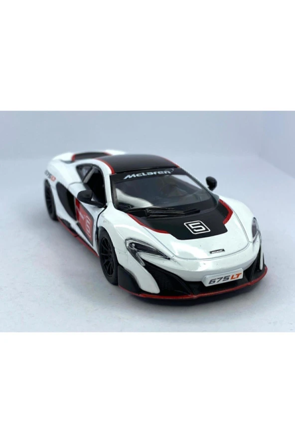 Mclaren 675lt (modifiyeli) - Çek Bırak 5inch. Lisanslı Model Araba, Oyuncak Araba 1:36